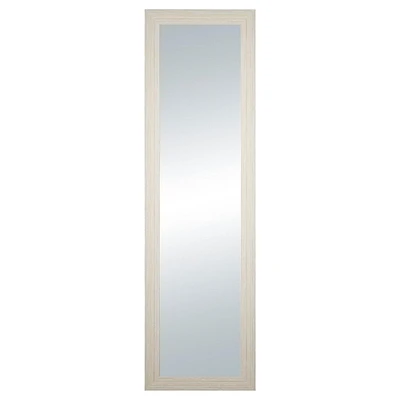 hometrends White Wash Door Mirror 14x48in