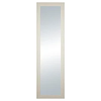 hometrends White Wash Door Mirror 14x48in