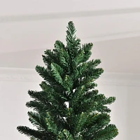 HOMCOM 8FT Artificial Christmas Tree Holiday Indoor Home Xmas Decoration for Party, with Foldable Base, Green