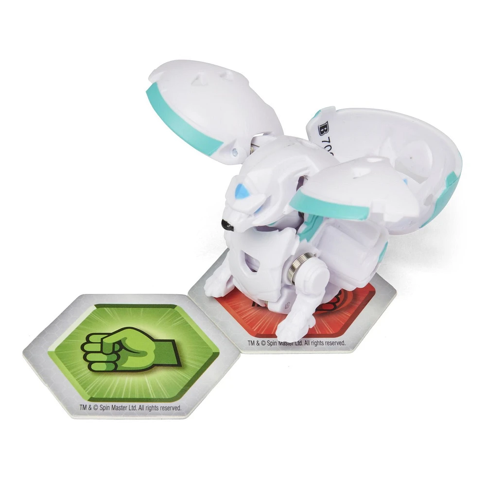 Bakugan, Fenneca, 2-inch Tall Geogan Rising Collectible Action Figure and Trading Card