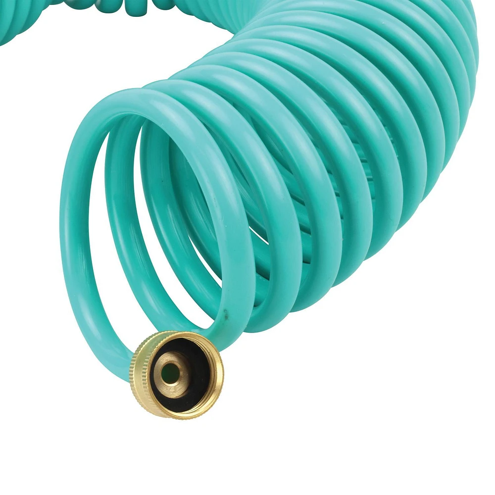 50 Ft. Spiral Garden Hose, 50 Ft. spiral hose, lightweight, UV resistant