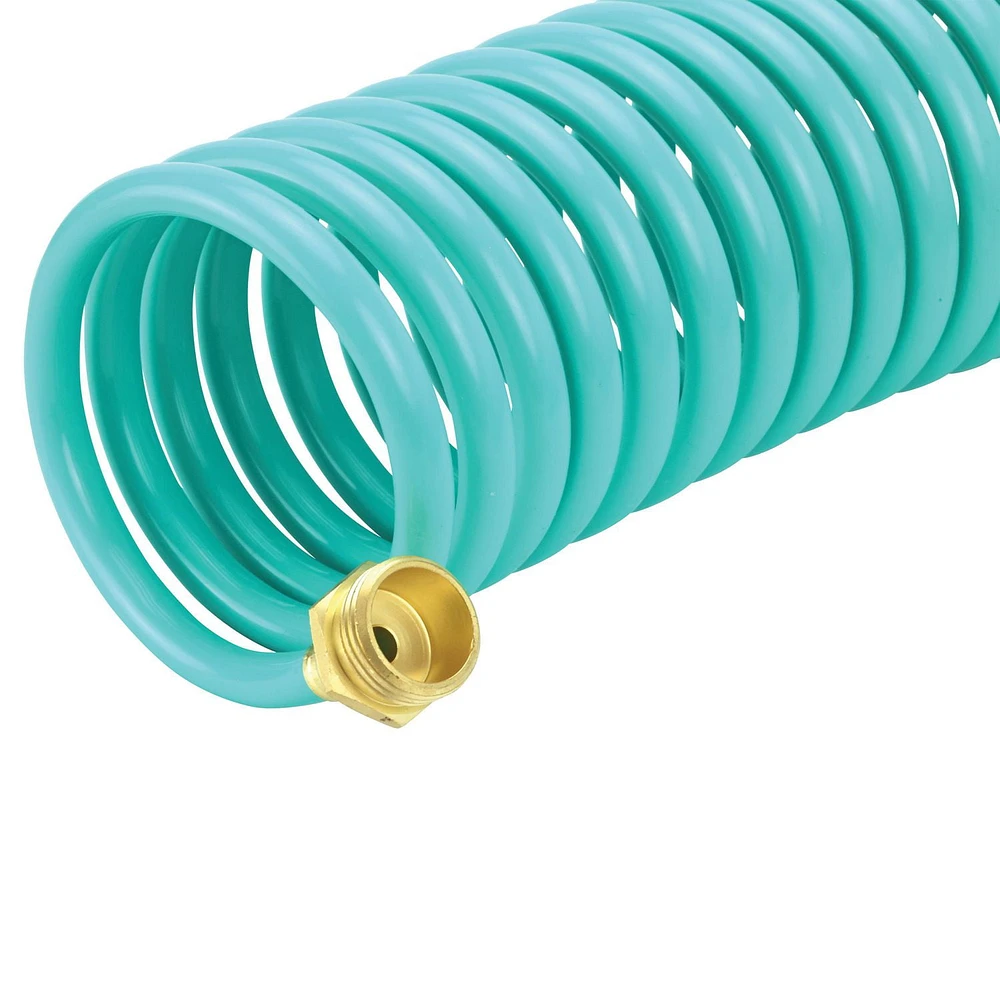 50 Ft. Spiral Garden Hose, 50 Ft. spiral hose, lightweight, UV resistant