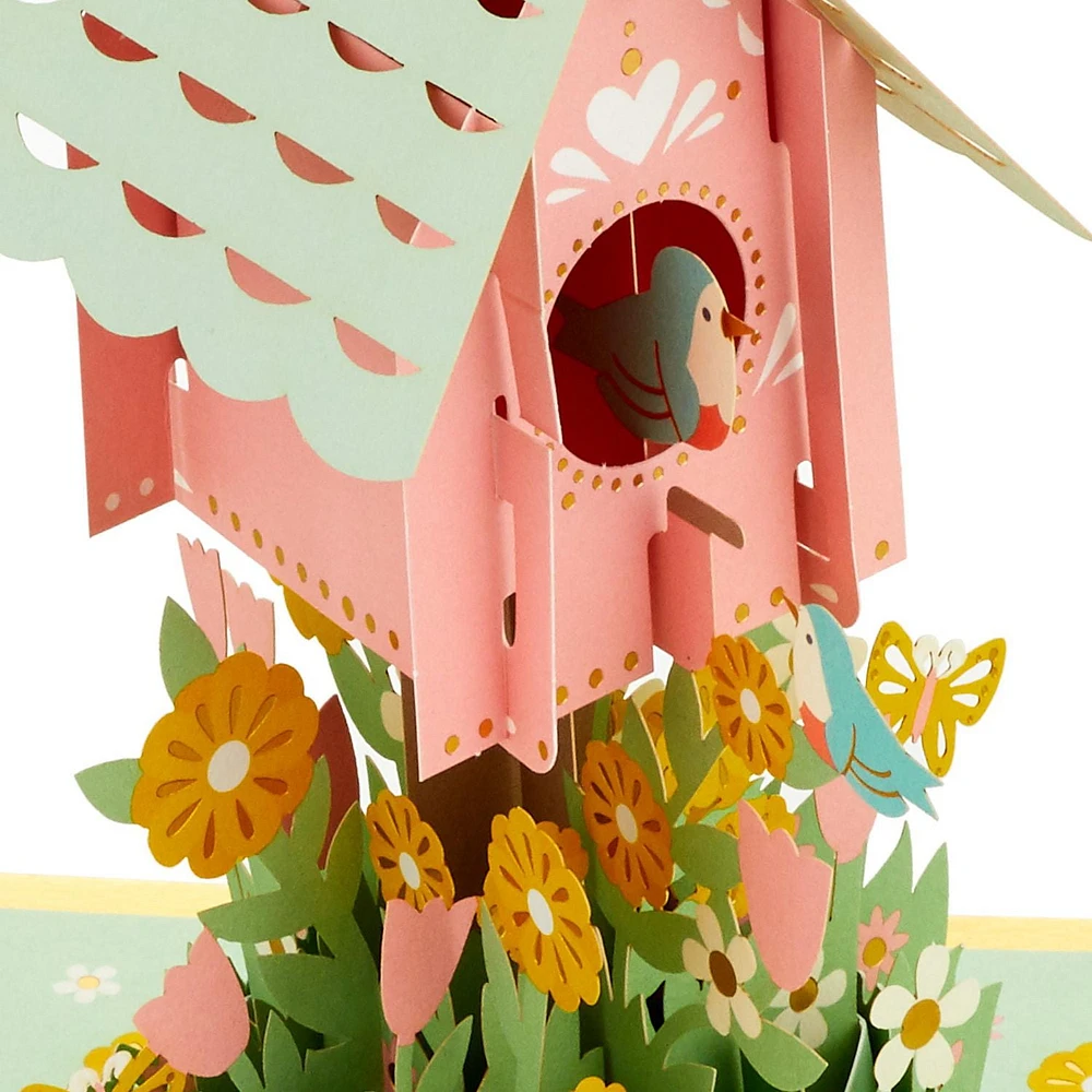 Hallmark Signature Paper Wonder Mothers Day Pop Up Card for Mom (Birdhouse)