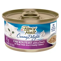 Fancy Feast Creamy Delights Chicken in Creamy Sauce, Wet Cat Food 85g, 85g