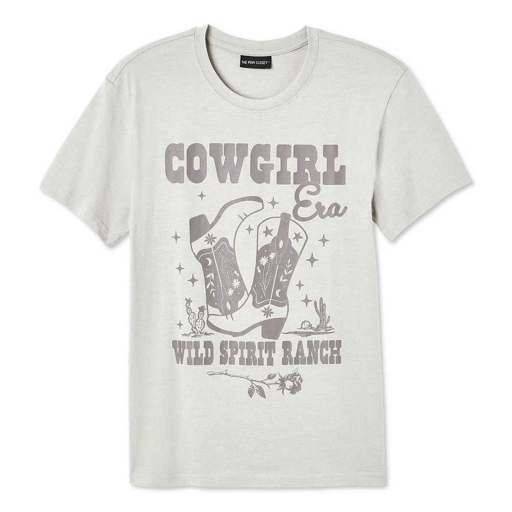 T-shirt Cowgirl Era The Pink Closet pour femmes