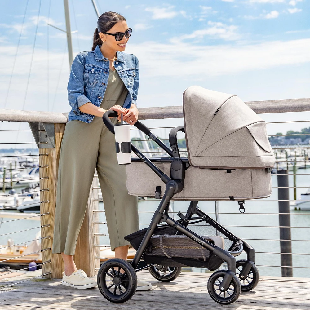 Pivot Modular Travel System with LiteMax Infant Car Seat with Anti-Rebound Bar