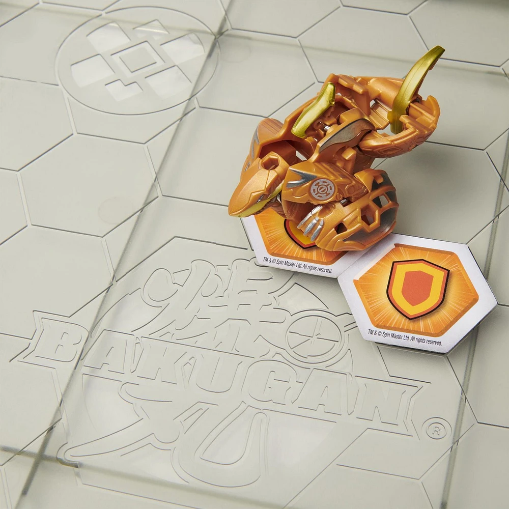 Bakugan Battle Matrix, Deluxe Game Board with Exclusive Gold Sharktar Bakugan, for Kids Aged 6 and up