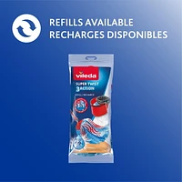 Vileda SuperTwist 3Action XL Mop, Triple Action cleaning