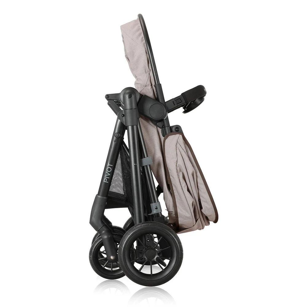 Pivot Modular Travel System with LiteMax Infant Car Seat with Anti-Rebound Bar