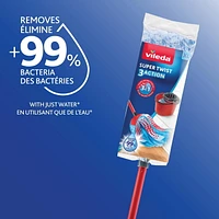 Vileda SuperTwist 3Action XL Mop, Triple Action cleaning