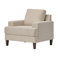 Madelyn High-Grade Fabric Mi-Century Modern Armchair