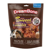 DreamBone Chicken Wrapped Sticks Peanut Butter Mini 40ct, 500g, DreamBone Chicken Wrapped Sticks Peanut Butter Mini 40ct, 500g Rawhide Free