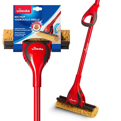 Vileda Bee Mop Classic - Sponge Roller Mop, easy to wring, 1 Piece