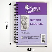 SKETCH PAPER 5.5"X8.5", NORTH SHORE SKETCH PAPER 5.5"X8.5"