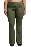 Frankie & Stella ™ Pantalon large à taille haute pour femme PLUS-Olive