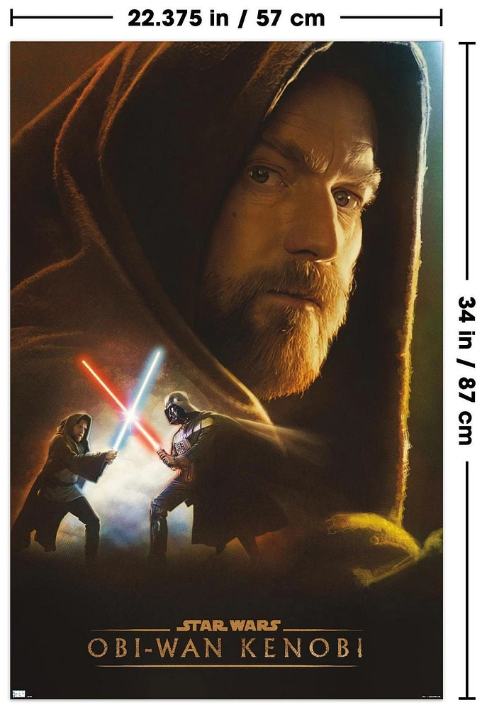 Star Wars: Obi-Wan Kenobi - Obi-Wan Collage Wall Poster, 22.375" x 34"