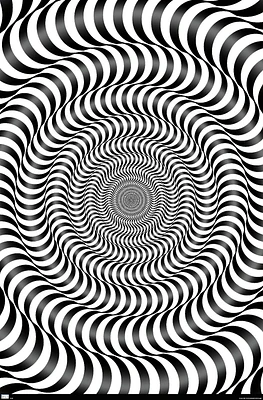 Illusion d'optique à rayures zébrées