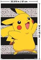 Pokémon - Pikachu Open Arms Wall Poster, 22.375" x 34"