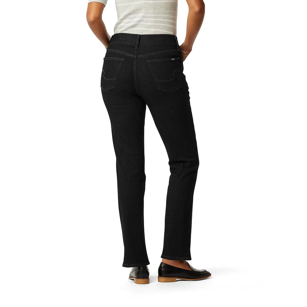 Levi Strauss Signature™ Women’s Shaping Perfect Pull-On Straight Jeans (Online only)