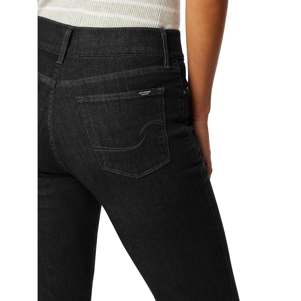 Levi Strauss Signature™ Women’s Shaping Perfect Pull-On Straight Jeans (Online only)