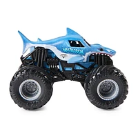 Monster Jam, Official Pirate’s Curse Vs. Megalodon Die-Cast Monster Trucks, 1:64 Scale, Kids Toys for Boys Ages 3 and up