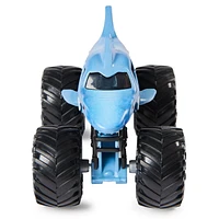 Monster Jam, Official Pirate’s Curse Vs. Megalodon Die-Cast Monster Trucks, 1:64 Scale, Kids Toys for Boys Ages 3 and up