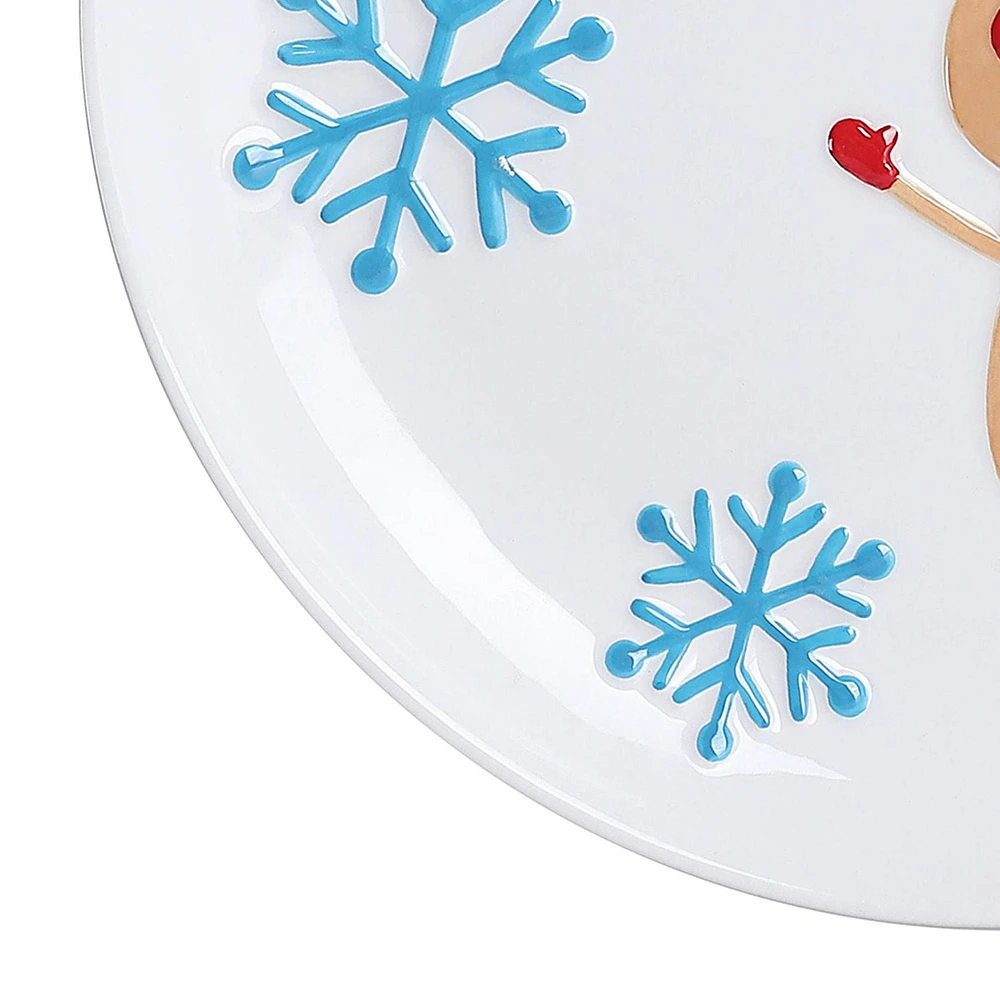 Holiday Time Reindeer Appetizer Plate