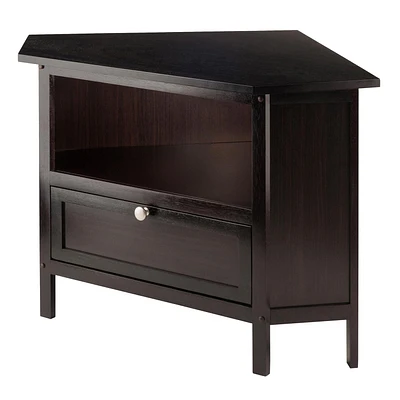 Winsome Zena Corner Espresso TV Stand - 92634