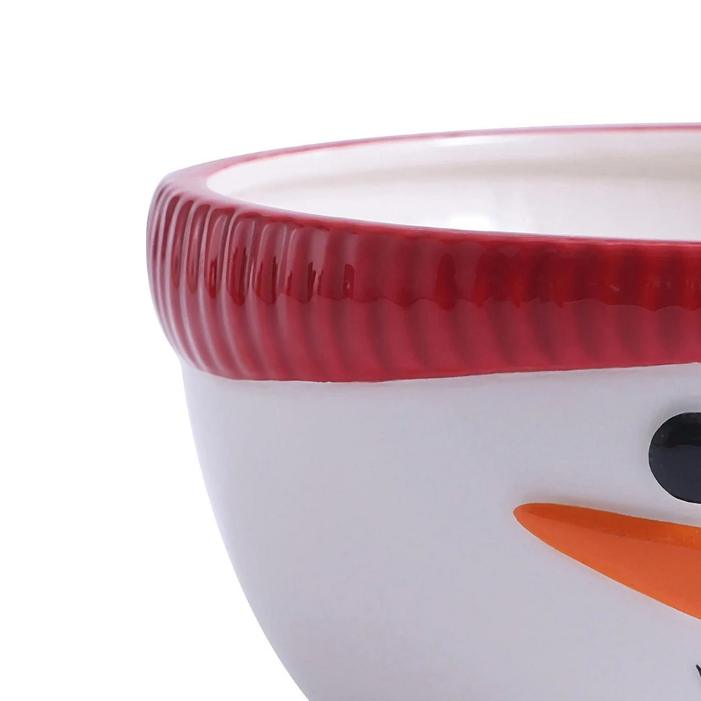 Holiday Time Snowman Bowl