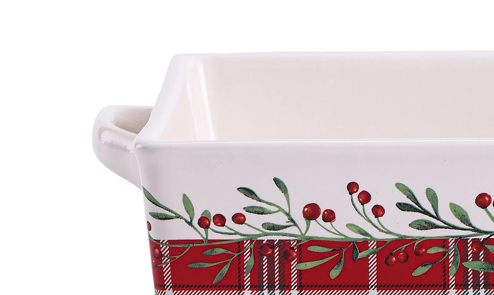 Holiday Time Small Baking Dish