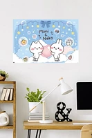 Mimi & Neko - Clouds Wall Poster, 22.375" x 34"