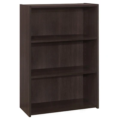 Monarch Specialties Bookshelf, Bookcase, 4 Tier, 36"h, Office, Bedroom, Laminate, Brown, Transitional