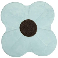 Blooming Bath Poppy Baby Bath Seat - Minky Baby Bathtub, Fits Most Sinks - Newborn to 6 months - Baby Essentials - Baby Gifts - Washer Safe - 30