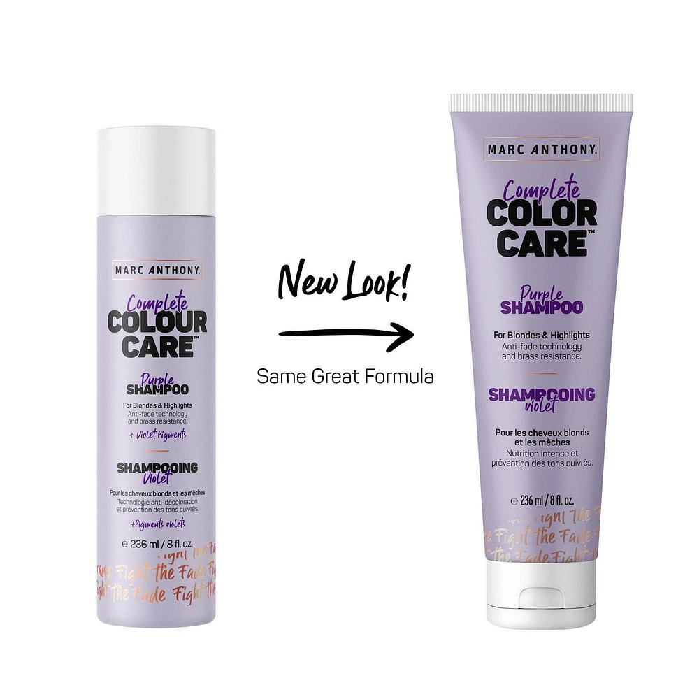 Marc Anthony Complete Colour Care Purple Shampoo for Blondes, 236 mL