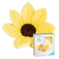 Blooming Bath The Original Baby Bath Seat - Premium Baby Bathtub, Fits Most Sinks - Luxuriously Soft - Newborn to 6 months - Baby Essentials - Baby Gifts - 32" - Yellow Canary