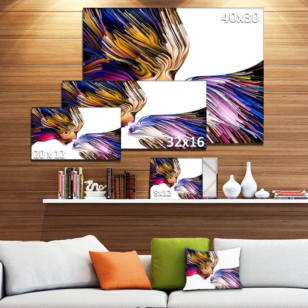 Design Art Metaphorical Mind Painting Canvas Print