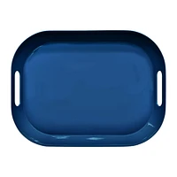 Mainstays Dark Blue Plastic Serving Tray