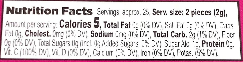 Sunkist Sours with Vitamin C - Grapeade, A Deliciously Fruity Source of Vitamin C