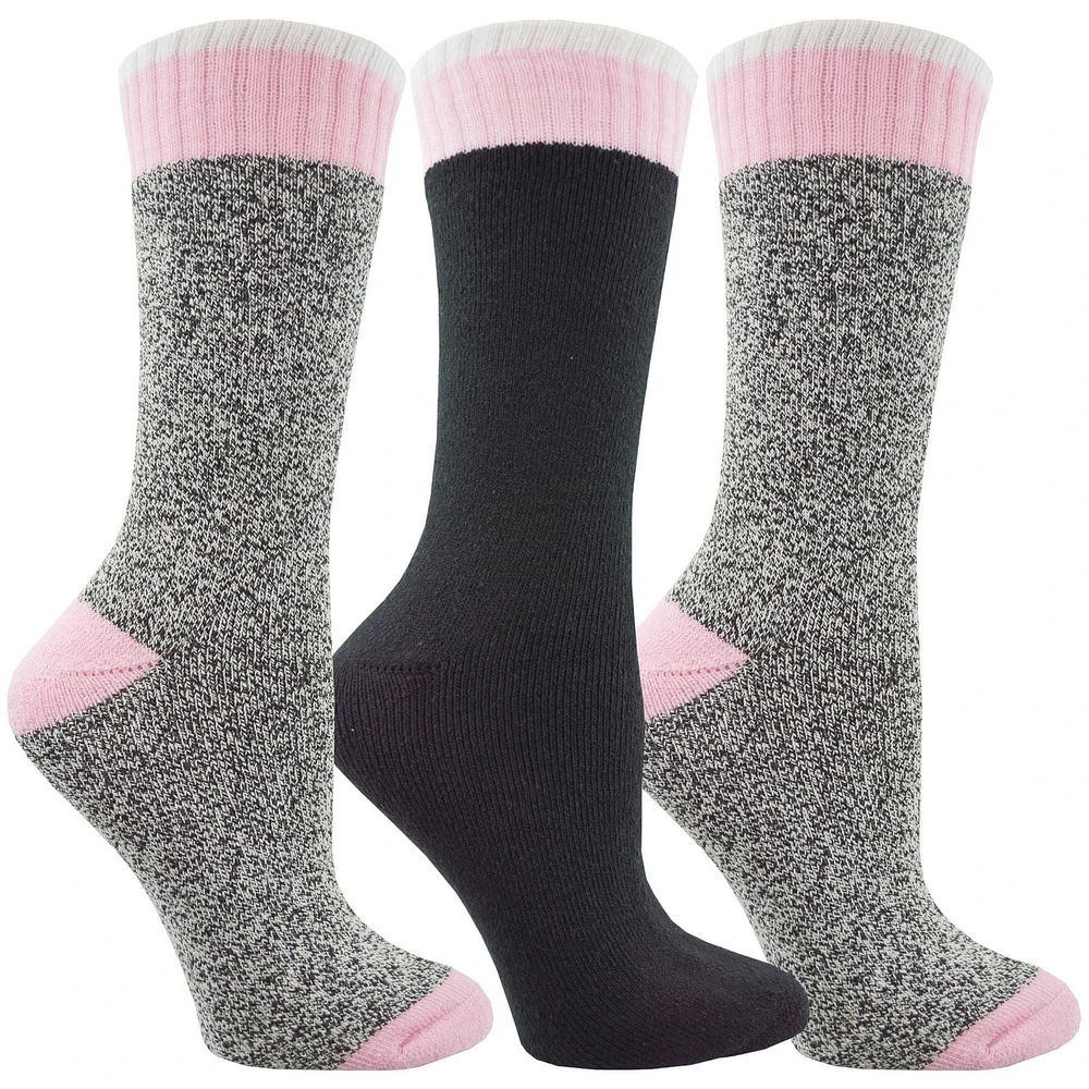 Chaussettes Thermiques en Coton Pathfinder par Kodiak pour Femmes en paq. de 3