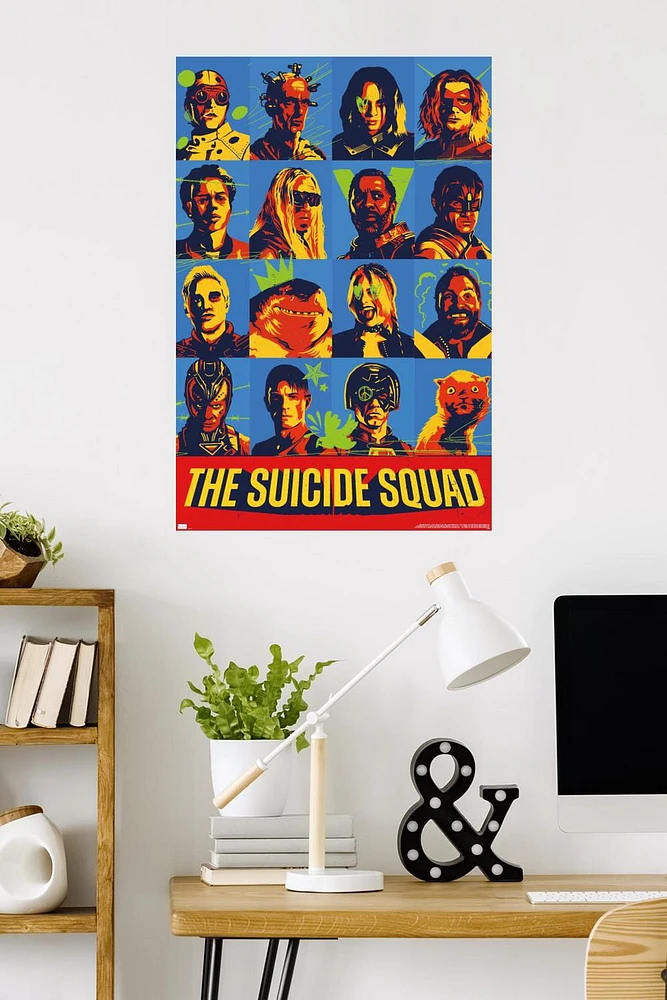 DC Comics Movie The Suicide Squad - Grid Wall Poster, 22.375" x 34"