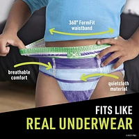 Sous-vêtements de nuit pour l’énurésie Ninjamas, taille P-G, garçons