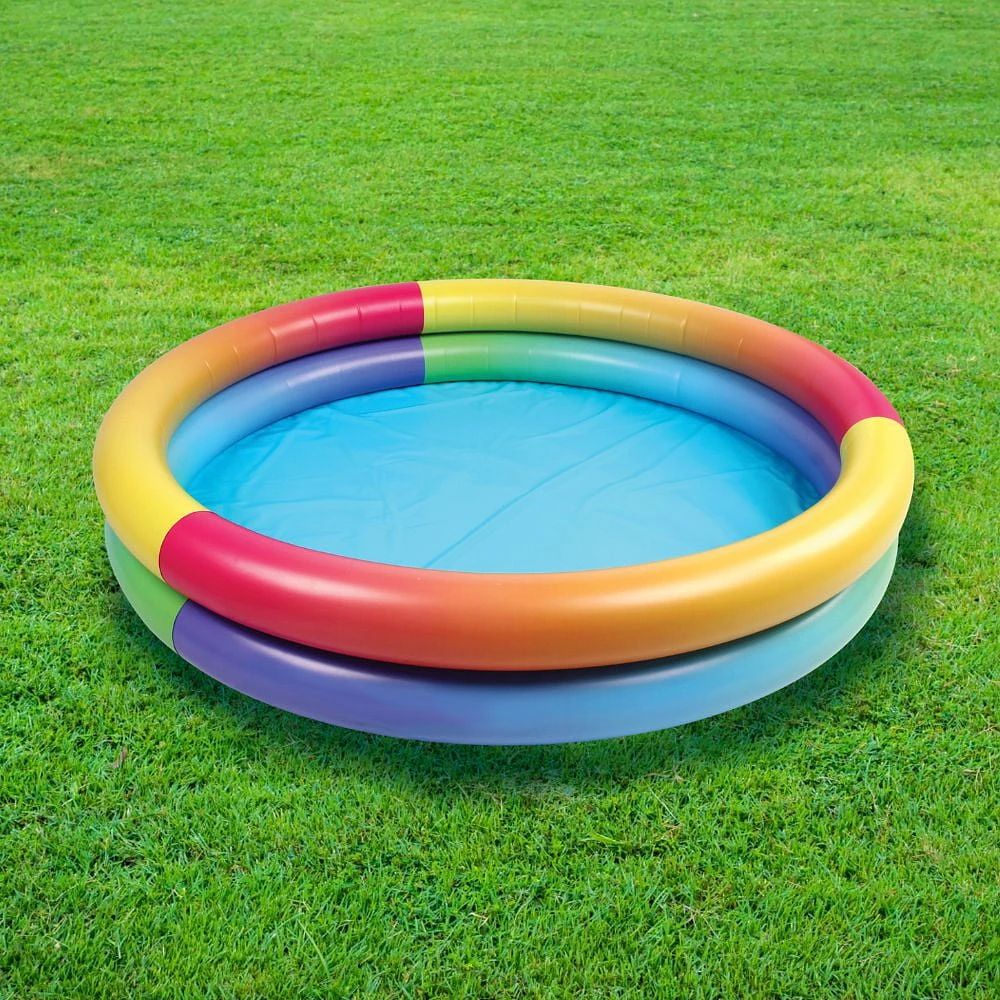 Inflatable Rainbow Kiddie Pool