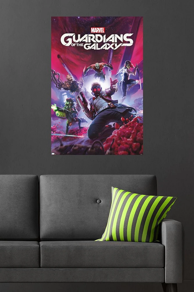 Marvel's Guardians of the Galaxy Video Game - Key Art Wall Poster, 22.375" x 34"