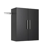 Prepac HangUps 24" Upper Storage Cabinet, Black