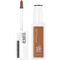 Maybelline New York Correcteur liquide longue durée, jusqu'à 30 h de tenue, teinte 01, 10 ml Super Stay Concealer offre une tenue jusqu'à 30 heures.