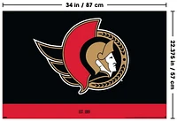 NHL Ottawa Senators - Logo 21 Wall Poster, 22.375" x 34"