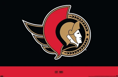 NHL Ottawa Senators - Logo 21 Wall Poster, 22.375" x 34"