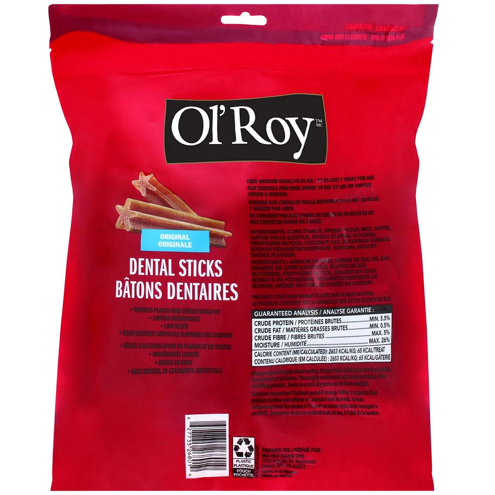 Ol’ Roy Original Dental Sticks, 40 Sticks (972 g)