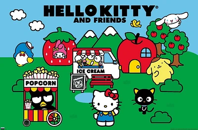 Hello Kitty and Friends: 21 Core - Field Wall Poster, 22.375" x 34"