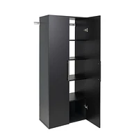 Prepac HangUps 30" Large Storage Cabinet, Black